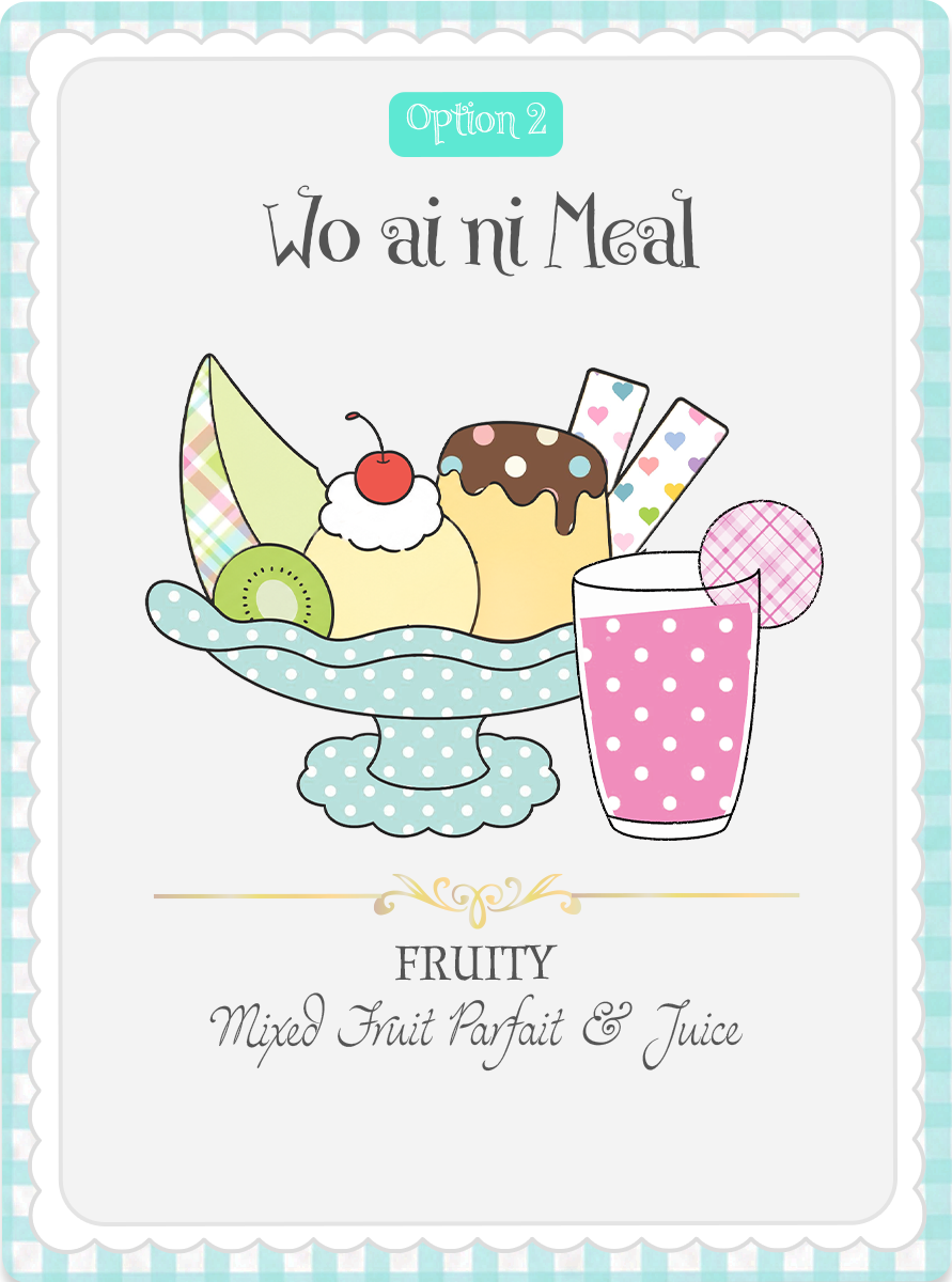 Option 2 — Je t'aime Meal